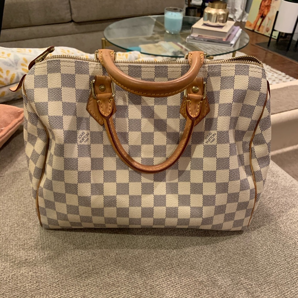 NOT FOR SALE - Louis Vuitton Speedy 30 Damier Azur